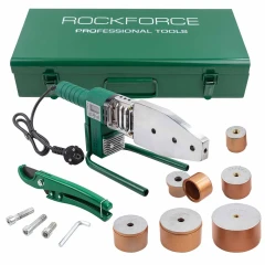 Аппарат для сварки полимерных труб (1000W, 6 насадок: 20, 25, 32, 40, 50, 63мм)