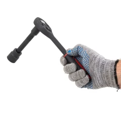 Набор головок с трещоткой и удлинителем 12пр.1/2''(6гр)(10,12-15,17,19,22,24мм),в пласт. держателе