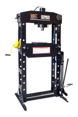 Пресс гидравлический с манометром напольный 20т, ручной/ножной привод (раб. высота:0-895мм, ход штока:190мм)