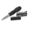 Отвертка-битодержатель с комплектом бит, 15пр.(L-110мм, PH:000,00,0,1,2,4, SL:1,1.5,2.5,3,4,5,6мм),в блистере