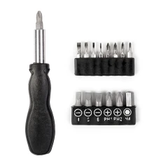 Отвертка-битодержатель с комплектом бит, 15пр.(L-110мм, PH:000,00,0,1,2,4, SL:1,1.5,2.5,3,4,5,6мм),в блистере