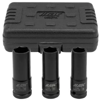 Головки ударные тонкостенные, набор 3пр., 1/2''(6гр.)