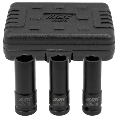 Головки ударные тонкостенные, набор 3пр., 1/2''(6гр.)