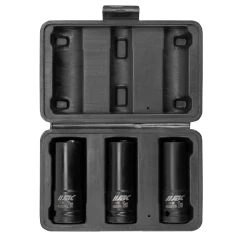 Головки ударные тонкостенные, набор 3пр., 1/2''(6гр.)