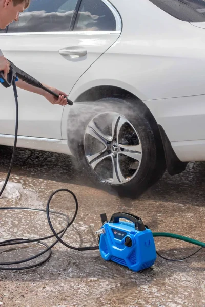 Мойка высокого давления электрическая (230-240В,1400Вт,номин.расход 5л/мин.,макс. давл.105 бар, раб.давл.70 бар,шланг 3м,шнур 5м)