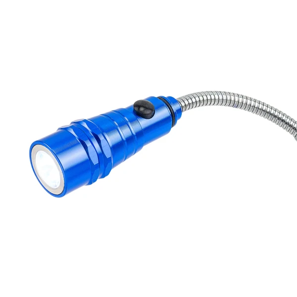 Фонарь телескопический с магнитом 3LED (L:220-845мм), в блистере