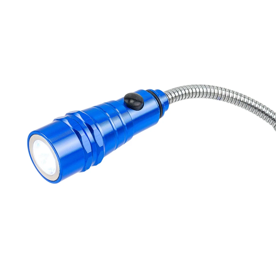 Фонарь телескопический с магнитом 3LED (L:220-845мм), в блистере