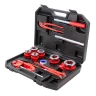Набор сантехнического инструмента 12пр.(клуп: 1/4'', 3/8'', 1/2'', 3/4'',1', 1-1/4'')в кейсе