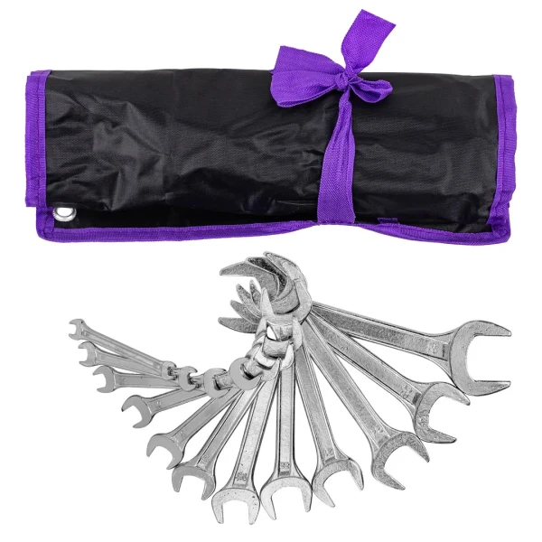 Ключи рожковые, набор 12пр. (6х7, 8х9, 10х11, 12х13, 14х15, 16х17, 18х19, 20х22, 21х23, 24х27, 25х28, 30х32мм)