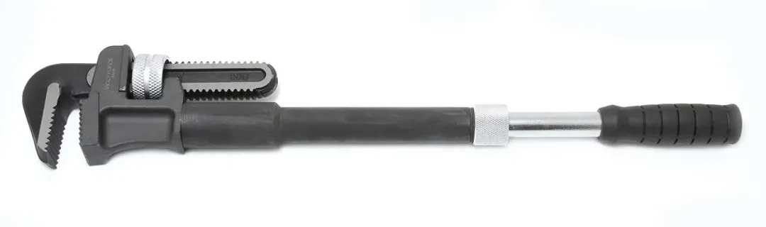 Ключ трубный с телескопической ручкой 24''(L 650-920мм, Ø 115мм)