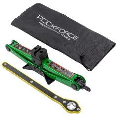 Домкрат механический ''ромб''2т (h min 115мм, h max 400мм, L-420мм) в водоотталкивающем чехле в комплекте с ключом трещоточным (L - 340мм)