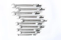 Набор ключей рожково-торцевых шарнирных 10пр. (8, 10, 12-19мм),на полотне
