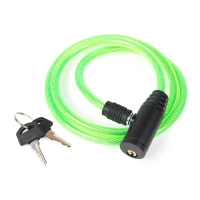Замок велосипедный(Ø троса-8мм,L троса-1000мм, 2 ключа)