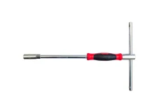 Ключ торцевой T-образный с прорезиненой поворотной рукояткой 12мм(L-320мм)