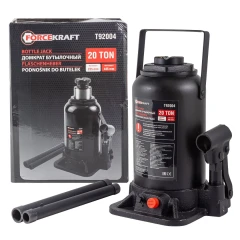 Домкрат бутылочный 20т с клапаном (h min-235мм, h max-445мм)