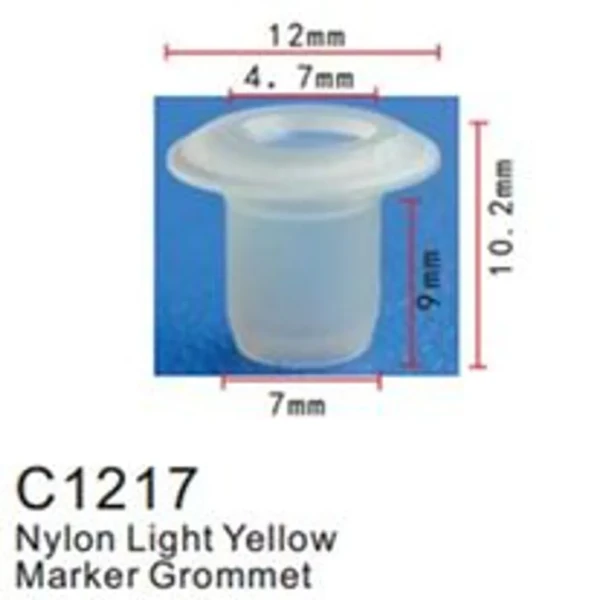 Клипса для крепления внутренней обшивки а/м БМВ пластиковая (100шт/уп.)