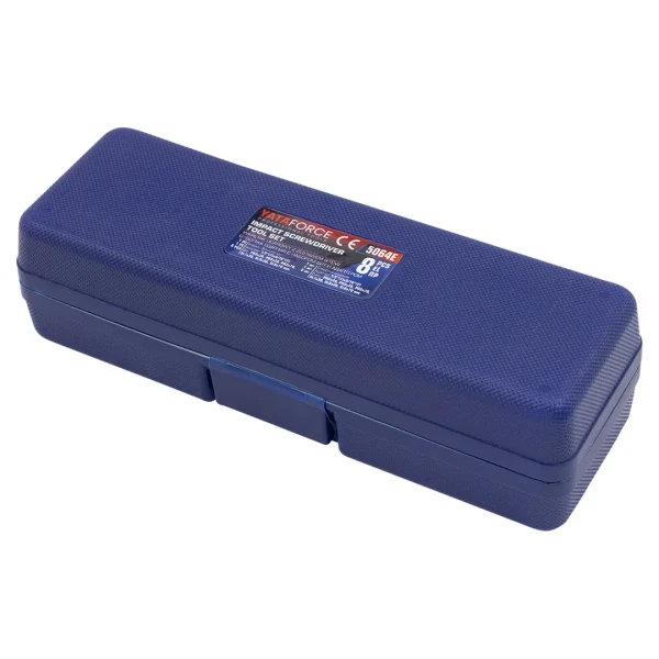 Отвертка ударная с набором бит, 8пр.