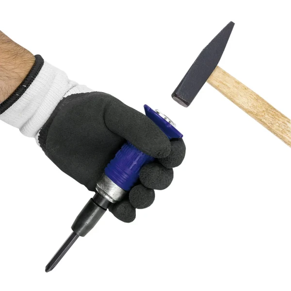 Отвертка ударная с набором бит, 8пр.