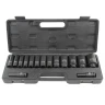 Набор головок ударных глубоких 15пр.,1/2''6гр.(10,12-17,19,21,22,24,27,30,32мм,36мм-12гр), в пластиковом кейсе