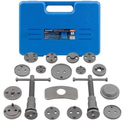 Набор инструментов для обслуживания тормозных цилиндров 18пр.(привод с правосторонней/левосторонней резьбой), в кейсе