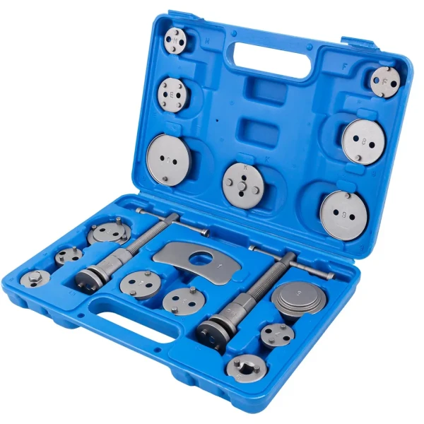 Набор инструментов для обслуживания тормозных цилиндров 18пр.(привод с правосторонней/левосторонней резьбой), в кейсе