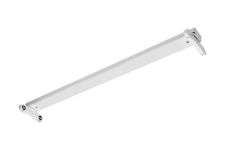 Светильник накладной OSL SLIM-2x150см для открытой лампы T8 LED, G13, IP20, 220В, одностороннее питание, белый корпус
