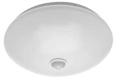 Светильник светодиодный ATOMIKA с датчиком движения, 18W, 4000K, IP20, AC220-240V, 50-60Hz, 1200lm, 360град, белый корпус