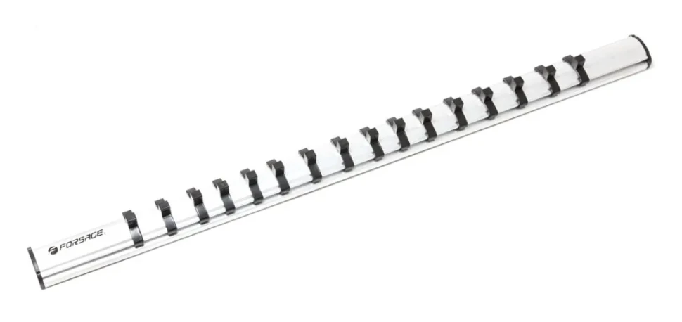 Планка-держатель магнитная для головок 1/4''на 16 предметов, в блистере