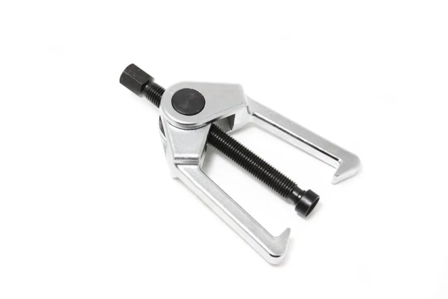 Съемник шаровых опор и наконечников рулевых тяг двухлапый (рабочая глубина -80мм)