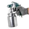 Краскораспылитель с нижним металлическим бачком (бачок 1000мл, сопло 1.8мм, факел 180-200мм, рабоч.давление 3-4бар, расход воздуха 140-180л/мин)