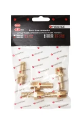 Штуцер пневматический наруж. резьба 1/4''- ''елочка''8мм, к-т 5шт.