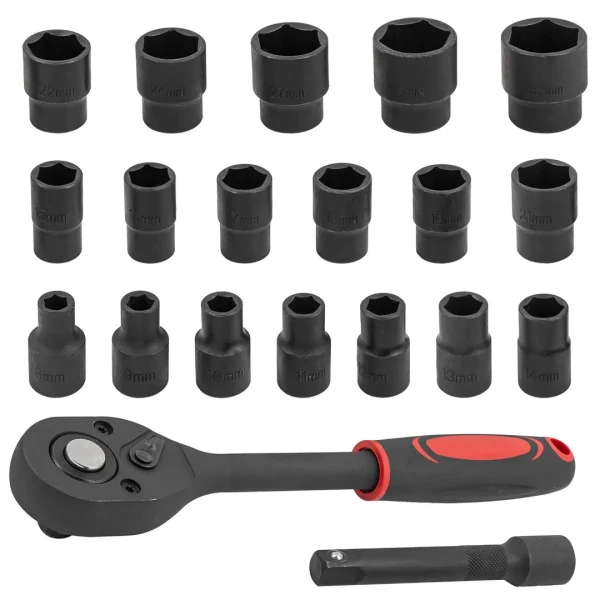 Набор головок 20пр. 1/2''