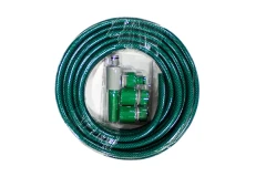 Шланг садовый ПВХ 12ммх12м с пистолетом распылителем + 1 штуцер и 2 быстроразъема под шланг (8bar)