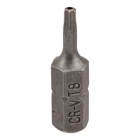 Бита TORX 1/4'', T8Hх25ммL c отверстием