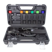 Заклепочник механический двуручный 2в1''Profi''(L-260мм, вытяжные:2.4, 3.2, 4.0, 4.8, 6.4мм, резьбовые заклепки:М3,М4,М5,М6,М8,М10), в кейсе