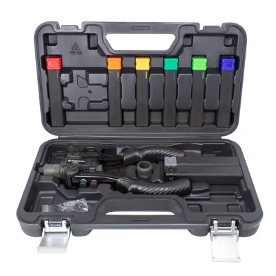 Заклепочник механический двуручный 2в1''Profi''(L-260мм, вытяжные:2.4, 3.2, 4.0, 4.8, 6.4мм, резьбовые заклепки:М3,М4,М5,М6,М8,М10), в кейсе