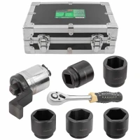 Мультипликатор (3500N/m,коэф-т усиления 1:20,входной квадрат 12.7мм,выходной квадрат 30мм,головки:46,50,55,65,70мм),в кейсе