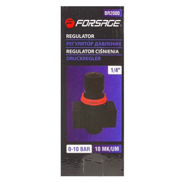 Регулятор давления воздуха 1/4''(F)x1/4''(F)(0-10bar,раб. температура 5°-60°)