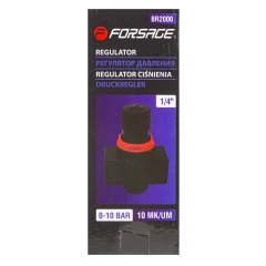 Регулятор давления воздуха 1/4''(F)x1/4''(F)(0-10bar,раб. температура 5°-60°)