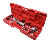 Молоток обратный для съема подшипников в наборе со сменными лапами (17пр.) в кейсе.