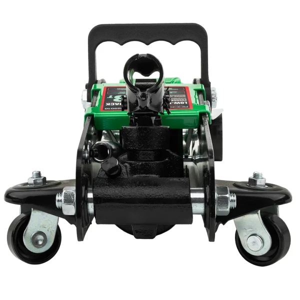 Домкрат подкатной гидравлический низкопрофильный 3т (поворотная ручка 360°,h min 85мм, h max 385мм)