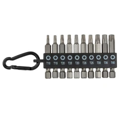 Биты TORX 1/4''х50мм, набор 10пр.