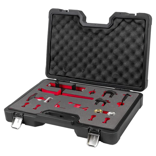 Набор фиксаторов для обслуживания двигателей группы VAG 16пр(1.8, 2.0 FSI, TSI, TFSI) в кейсе Premium