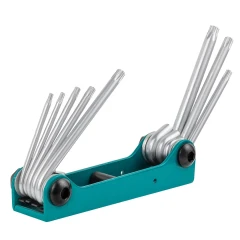 Набор ключей TORX складной, 8пр.(T9, T10, T15, T20, T25, T27, T30, T40)