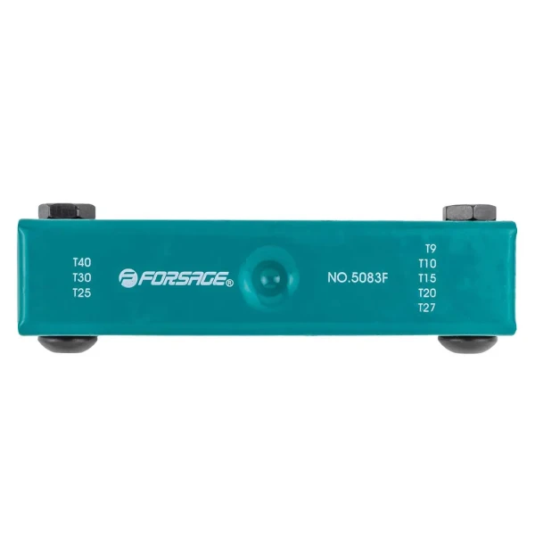 Набор ключей TORX складной, 8пр.(T9, T10, T15, T20, T25, T27, T30, T40)