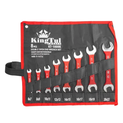 Набор ключей рожковых 8пр. (6х7-20х22мм) на полотне