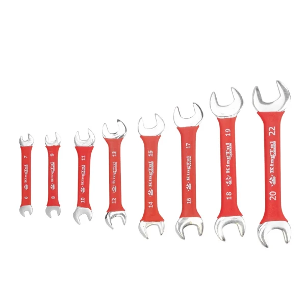 Набор ключей рожковых 8пр. (6х7-20х22мм) на полотне