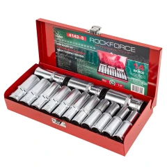 Набор головок глубоких 14пр. 1/2''в мет.кейсе