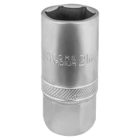 Головка свечная 21мм 1/2''(6гр.)