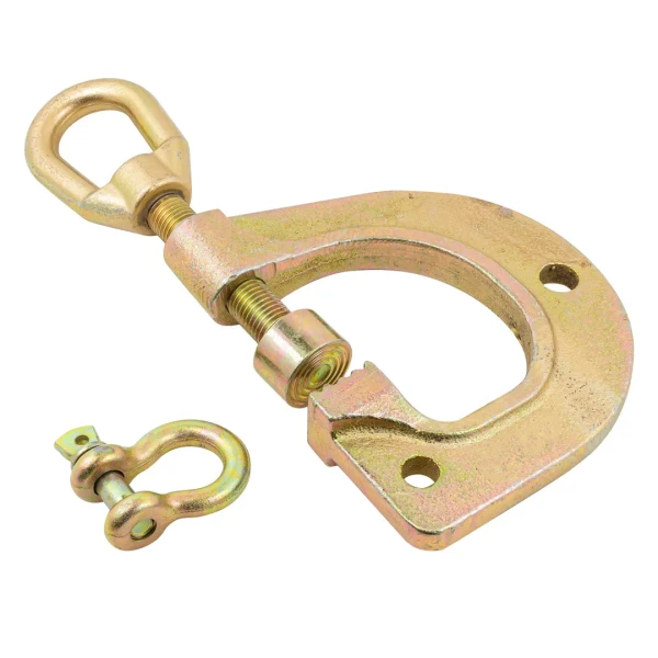 Захват для кузовных работ ''струбцина''двухфункциональный (поперечное усилие 1т, продольное 3т)